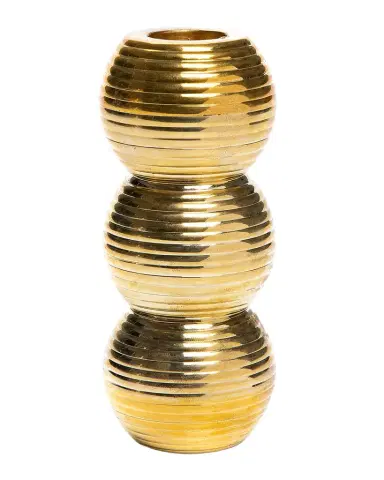 MacKenzie-Childs Ribbed Triple Sphere Candle Holder | Thumbnail 1