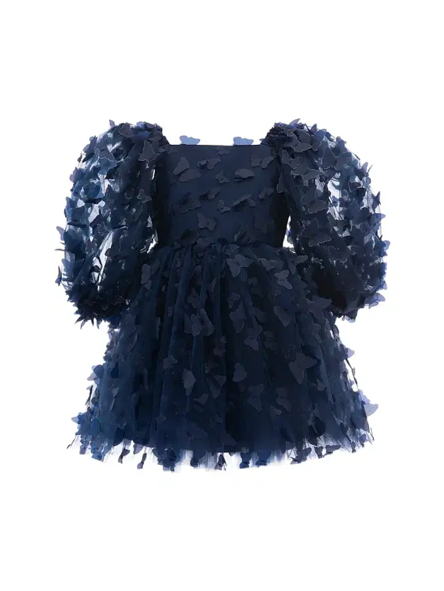 Tulleen Baby Girl's,Little Girl's & Girl's Bell Mariposa Dress - Navy