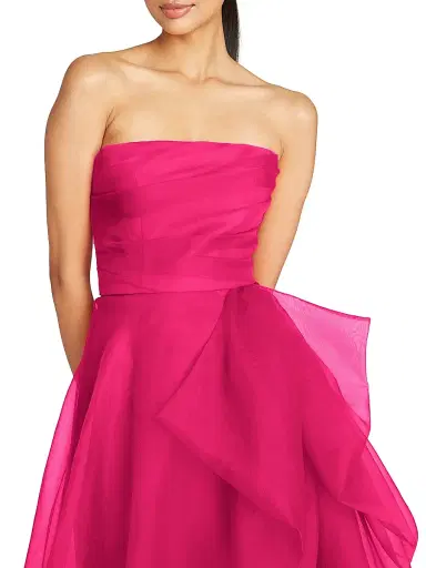 THEIA Women's Teresa Draped Tulle Gown - Zinnia - Size 16 | Thumbnail 5 THEIA Women's Teresa Draped Tulle Gown - Zinnia - Size 16 | Thumbnail 5