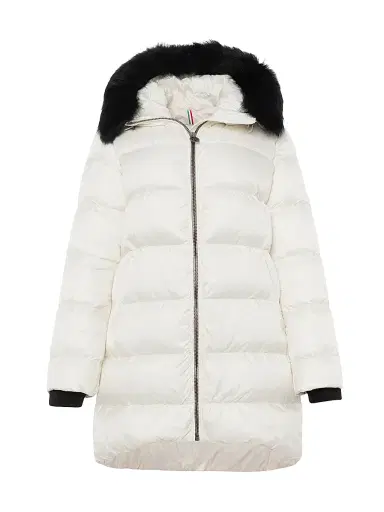 Gorski Women's Apres-Ski Jacket with Detachable Toscana Shearling Lamb Hood Trim | Thumbnail 1 Gorski Women's Apres-Ski Jacket with Detachable Toscana Shearling Lamb Hood Trim | Thumbnail 1
