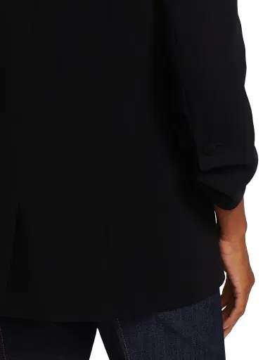 Cinq à Sept Women's Khloe Crepe Ruched Blazer - Black - Size 14 | Thumbnail 6 Cinq à Sept Women's Khloe Crepe Ruched Blazer - Black - Size 14 | Thumbnail 6