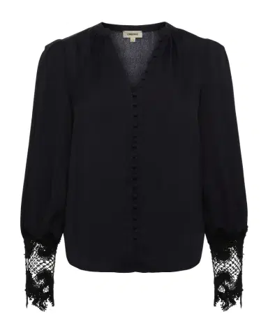 L'Agence Ava Lace-Cuff Blouse | Thumbnail 1