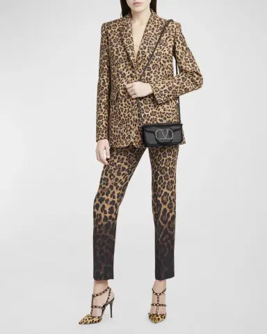 Valentino Garavani Loco VLOGO Small Calfskin Shoulder Bag | Thumbnail 2 Valentino Garavani Loco VLOGO Small Calfskin Shoulder Bag | Thumbnail 2