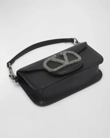 Valentino Garavani Loco VLOGO Small Calfskin Shoulder Bag | Thumbnail 7 Valentino Garavani Loco VLOGO Small Calfskin Shoulder Bag | Thumbnail 7