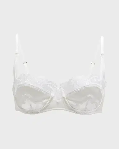 Kiki de Montparnasse Sensuel Lace-Trim Underwire Balconette Bra | Thumbnail 2 Kiki de Montparnasse Sensuel Lace-Trim Underwire Balconette Bra | Thumbnail 2
