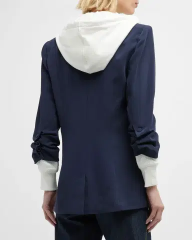 Cinq a Sept Hooded Khloe Jacket | Thumbnail 6