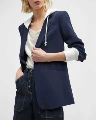 Cinq a Sept Hooded Khloe Jacket | Thumbnail 7