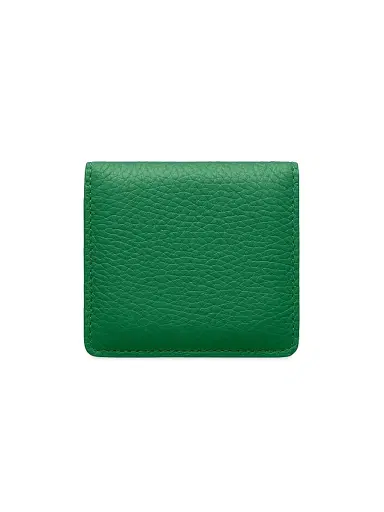MAISON de SABRÉ Leather Compact Mirror - Emerald Lily | Thumbnail 3