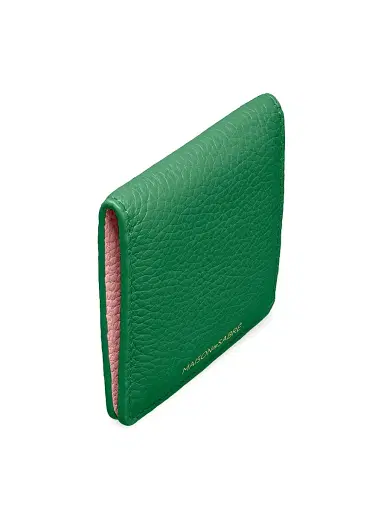 MAISON de SABRÉ Leather Compact Mirror - Emerald Lily | Thumbnail 4