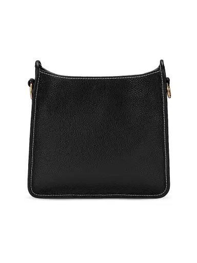 GiGi New York Women's Elle Marching Horse Leather Crossbody Bag - Black | Thumbnail 5 GiGi New York Women's Elle Marching Horse Leather Crossbody Bag - Black | Thumbnail 5