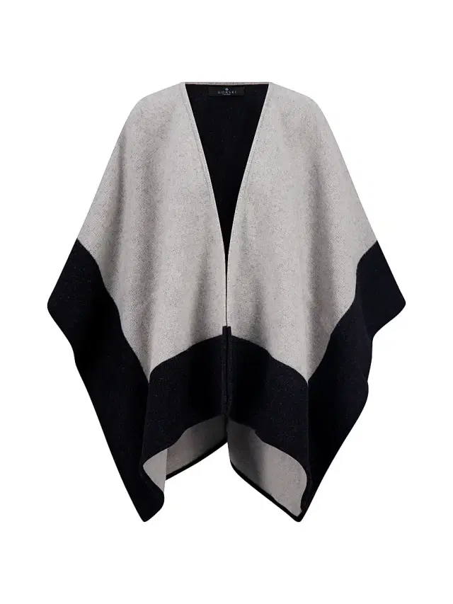 Gorski Women's Reversible Select Wool Cape - Gray