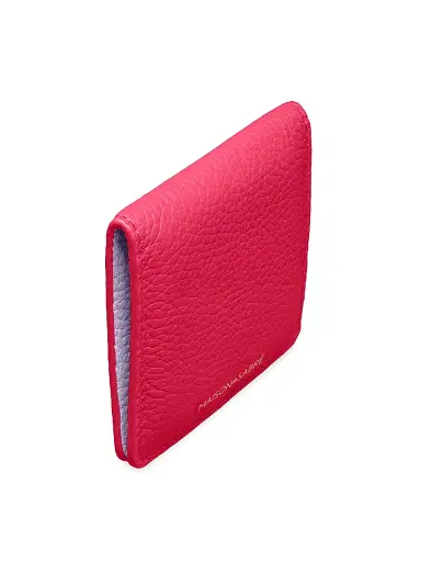 MAISON de SABRÉ Leather Compact Mirror - Fuchsia Lavender | Thumbnail 4