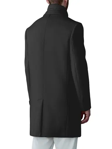 Mackage Men's Skai Down-Lined Wool Coat - Black | Thumbnail 5
