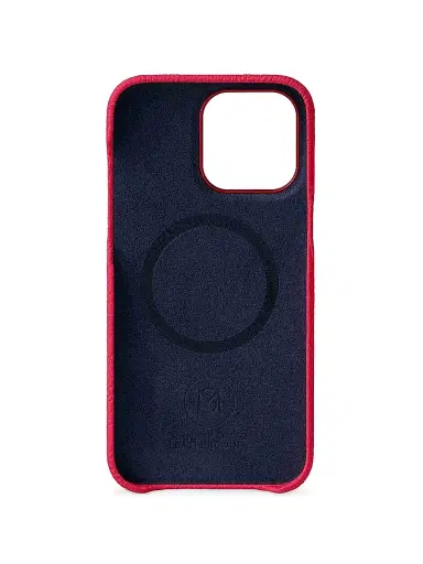 MAISON de SABRÉ Leather Phone Case iPhone 15 Pro - Shibuya Fuchsia | Thumbnail 2