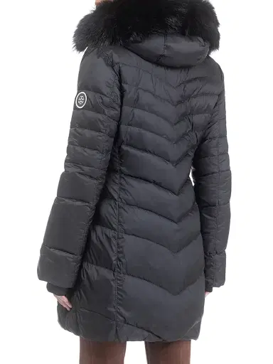Gorski Women's Apres-ski Jacket with Detachable Toscana Lamb Hood Trim | Thumbnail 4 Gorski Women's Apres-ski Jacket with Detachable Toscana Lamb Hood Trim | Thumbnail 4