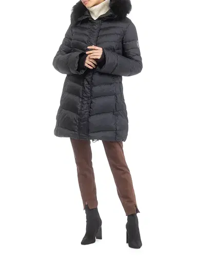 Gorski Women's Apres-ski Jacket with Detachable Toscana Lamb Hood Trim | Thumbnail 5 Gorski Women's Apres-ski Jacket with Detachable Toscana Lamb Hood Trim | Thumbnail 5