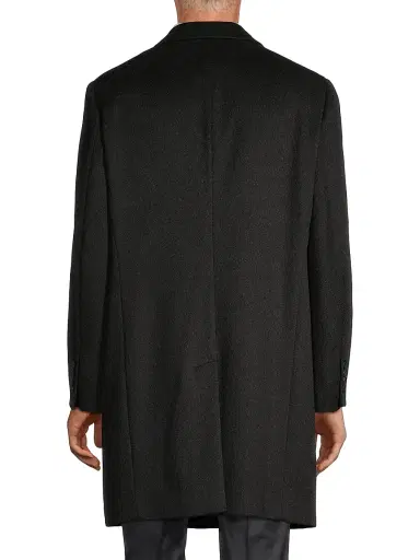 Cardinal Of Canada Men's Pierre Cashmere Topcoat | Thumbnail 5 Cardinal Of Canada Men's Pierre Cashmere Topcoat | Thumbnail 5