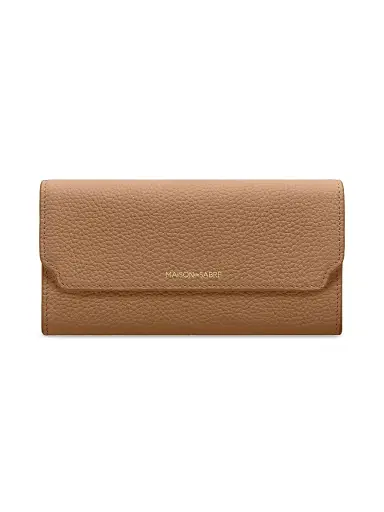 MAISON de SABRÉ Women's Long Leather Flap Wallet | Thumbnail 1