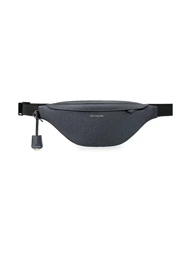 Maison de Sabre Leather Sling Bag - Graphite Grey