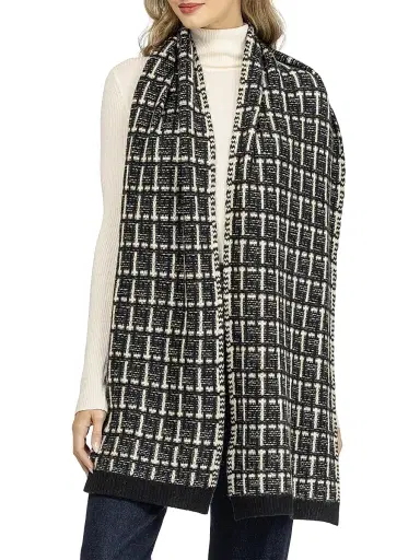 Gorski Women's Select Cashmere Scarf - Black | Thumbnail 3