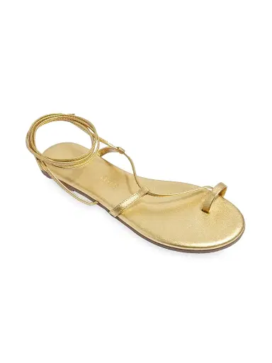 TKEES Women's Jo Suede Ankle-Tie Sandals - Blink - Size 6 | Thumbnail 4