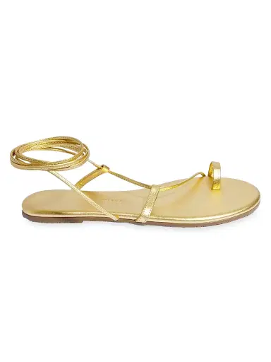 TKEES Women's Jo Suede Ankle-Tie Sandals - Blink - Size 6 | Thumbnail 1