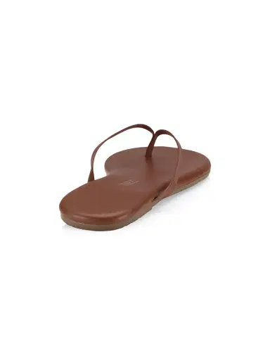 TKEES Women's Foundations Matte Leather Flip Flops - Heat Wave - Size 11 | Thumbnail 3 TKEES Women's Foundations Matte Leather Flip Flops - Heat Wave - Size 11 | Thumbnail 3
