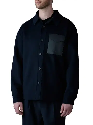 Mackage Men's Emmanuel Wool Overshirt | Thumbnail 3 Mackage Men's Emmanuel Wool Overshirt | Thumbnail 3