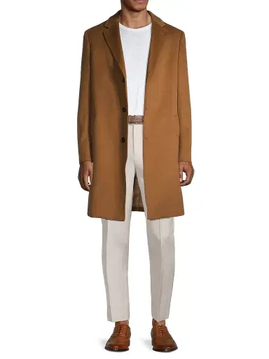 Cardinal Of Canada Men's Pierre Cashmere Topcoat | Thumbnail 2 Cardinal Of Canada Men's Pierre Cashmere Topcoat | Thumbnail 2