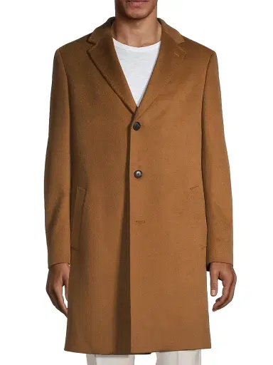 Cardinal Of Canada Men's Pierre Cashmere Topcoat | Thumbnail 3 Cardinal Of Canada Men's Pierre Cashmere Topcoat | Thumbnail 3