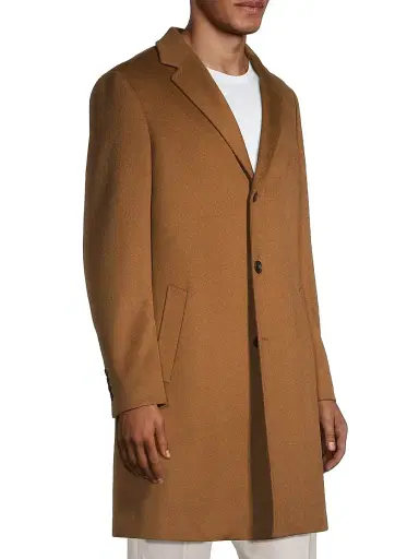 Cardinal Of Canada Men's Pierre Cashmere Topcoat | Thumbnail 4 Cardinal Of Canada Men's Pierre Cashmere Topcoat | Thumbnail 4