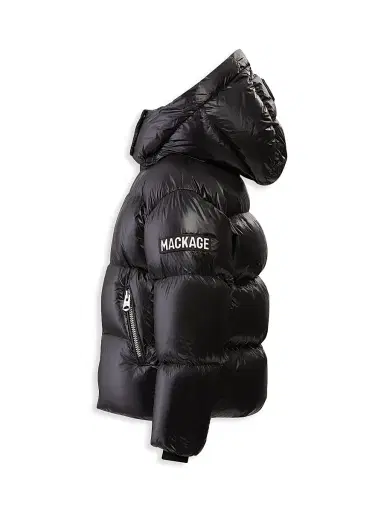 Mackage Kid's Jesse Down Puffer Jacket - Black - Size 6 | Thumbnail 4