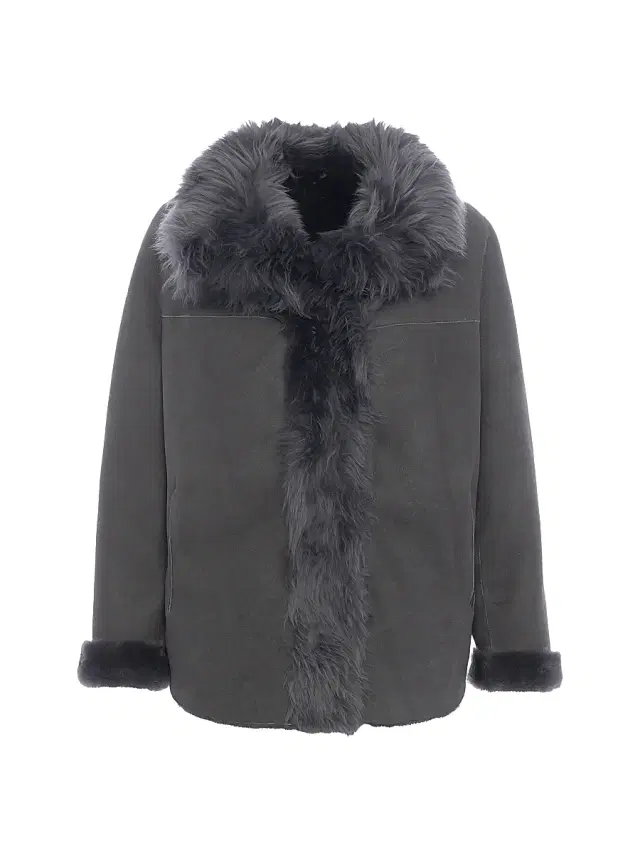 Gorski Women's Merino Toscana Lamb Jacket - Graphite