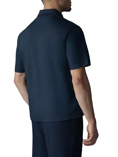 Mackage Men's Marco Cotton Polo Shirt - Navy - Size XXL | Thumbnail 5 Mackage Men's Marco Cotton Polo Shirt - Navy - Size XXL | Thumbnail 5