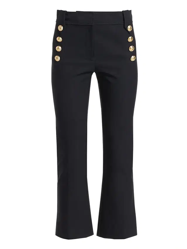 Derek Lam 10 Crosby Women's Robertson Crop Flare Pants - Midnight