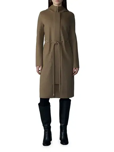 Mackage Women's Blithe Wool Coat - Light Camel - Size XL | Thumbnail 2 Mackage Women's Blithe Wool Coat - Light Camel - Size XL | Thumbnail 2
