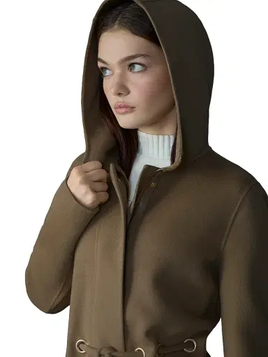 Mackage Women's Blithe Wool Coat - Light Camel - Size XL | Thumbnail 5 Mackage Women's Blithe Wool Coat - Light Camel - Size XL | Thumbnail 5
