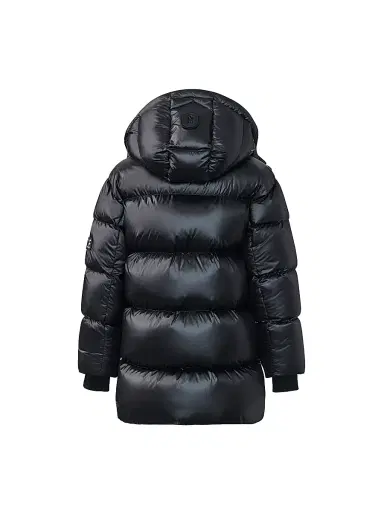 Mackage Little Kid's Lustrous Down Puffer Jacket - Black - Size 6 | Thumbnail 4