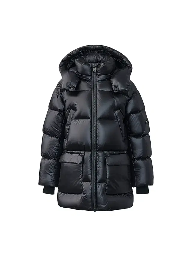 Mackage Little Kid's Lustrous Down Puffer Jacket - Black