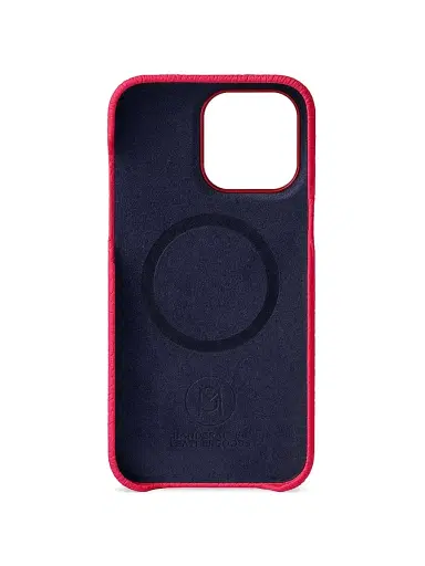 MAISON de SABRÉ Women's Leather Phone Case (iPhone 14 Pro Max) - Shibuya Fuchsia | Thumbnail 3 MAISON de SABRÉ Women's Leather Phone Case (iPhone 14 Pro Max) - Shibuya Fuchsia | Thumbnail 3