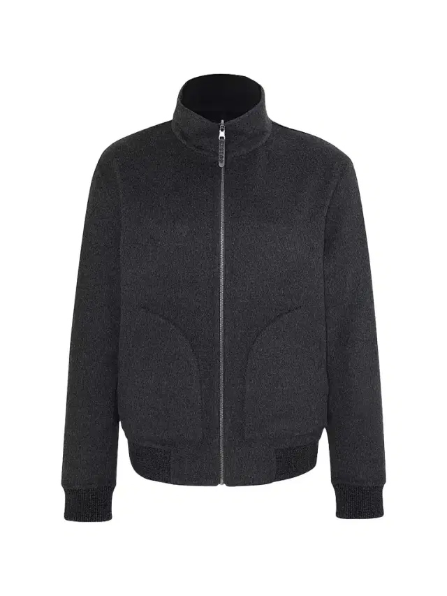 Men's Reversible Select Cashmere and Wool Jacket - Gray Black