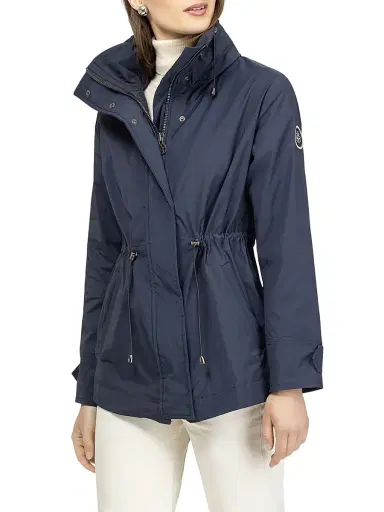 Gorski Women's Lightweight Jacket with Concealed Hood | Thumbnail 3 Gorski Women's Lightweight Jacket with Concealed Hood | Thumbnail 3