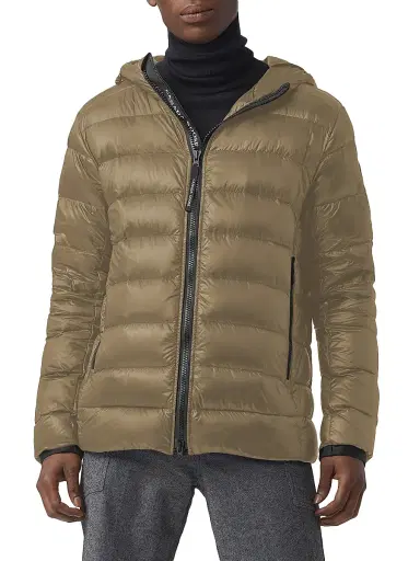 Canada Goose Men's Crofton Hooded Puffer Jacket - Tan | Thumbnail 3 Canada Goose Men's Crofton Hooded Puffer Jacket - Tan | Thumbnail 3
