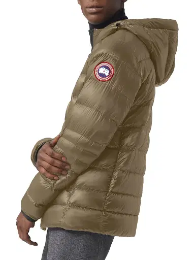 Canada Goose Men's Crofton Hooded Puffer Jacket - Tan | Thumbnail 4 Canada Goose Men's Crofton Hooded Puffer Jacket - Tan | Thumbnail 4