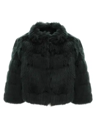 Gorski Women's Merinillo Shearling Lamb Bolero | Thumbnail 1 Gorski Women's Merinillo Shearling Lamb Bolero | Thumbnail 1