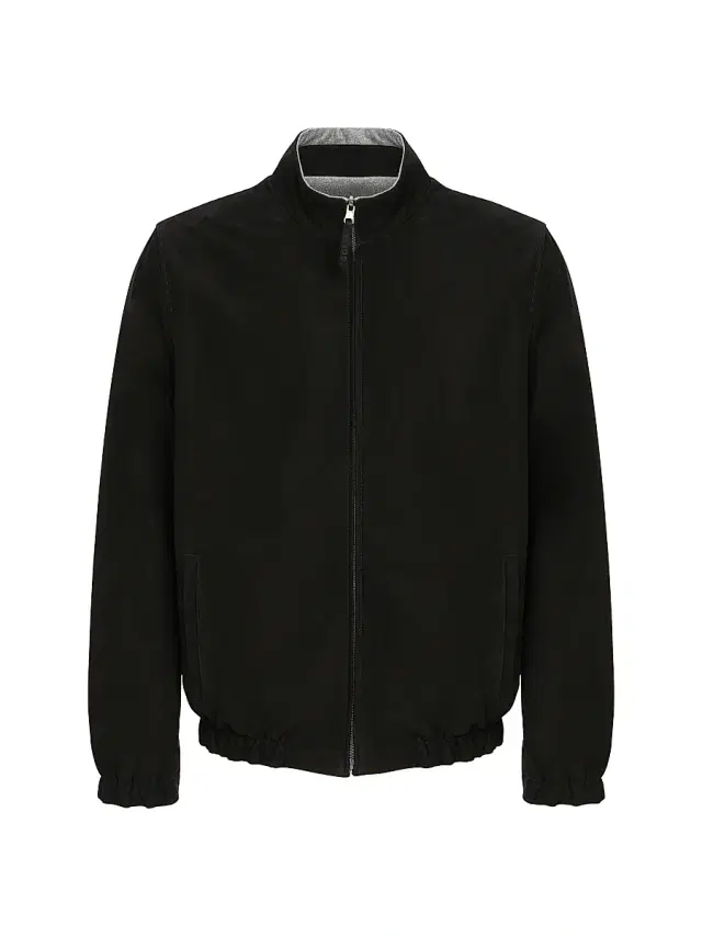 Gorski Men's Nubuck Reversible Jacket - Black