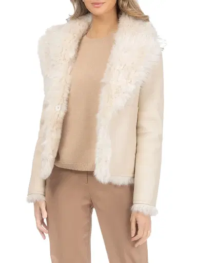 Gorski Women's Toscana Shearling Lamb Reversible Jacket | Thumbnail 2 Gorski Women's Toscana Shearling Lamb Reversible Jacket | Thumbnail 2