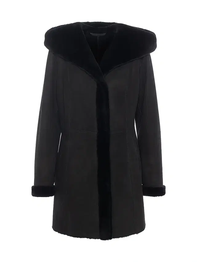 Gorski Women's Merino Shearling Lamb Parka - Black