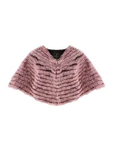 Gorski Women's Toscana Shearling Lamb Layered Capelet | Thumbnail 1 Gorski Women's Toscana Shearling Lamb Layered Capelet | Thumbnail 1