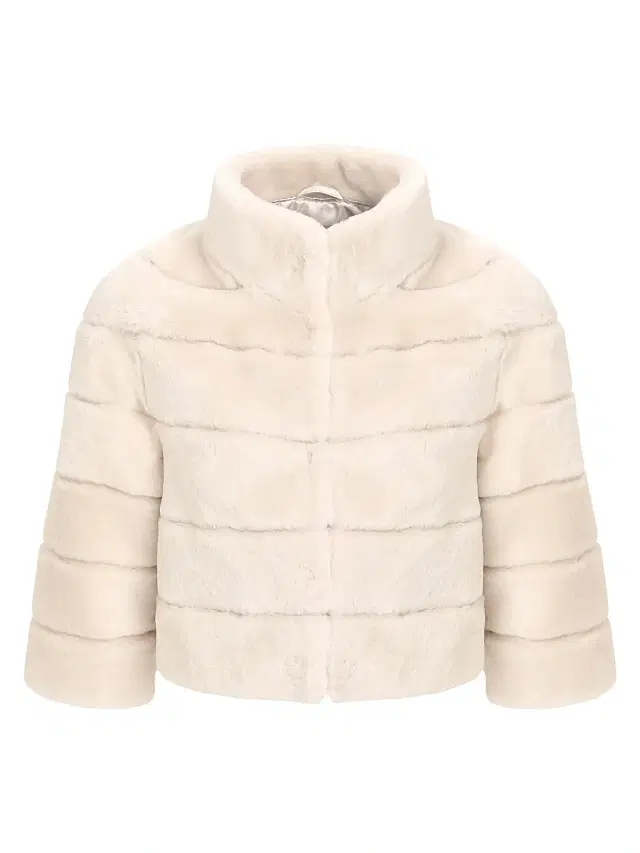 Gorski Women's Shearling Lamb Bolero Coat - Cream